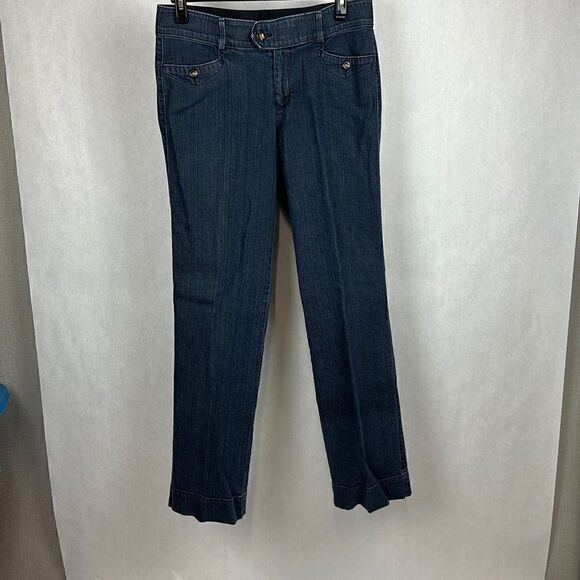 Dockers Womens Denim Trousers Jeans Sz 10 Elastic Stretch Waist Lot Set - Picture 5 of 11
